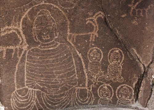 Rock Carvings on Ancient Silk Road