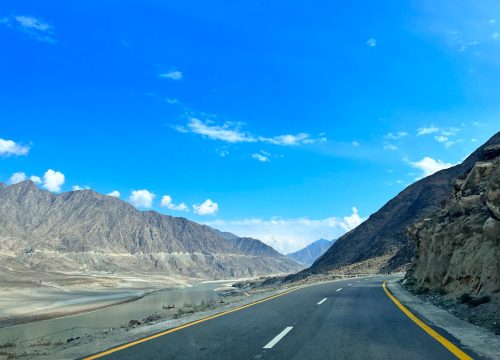 Cycling on Karakoram Highway