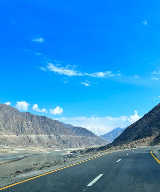 Cycling on Karakoram Highway
